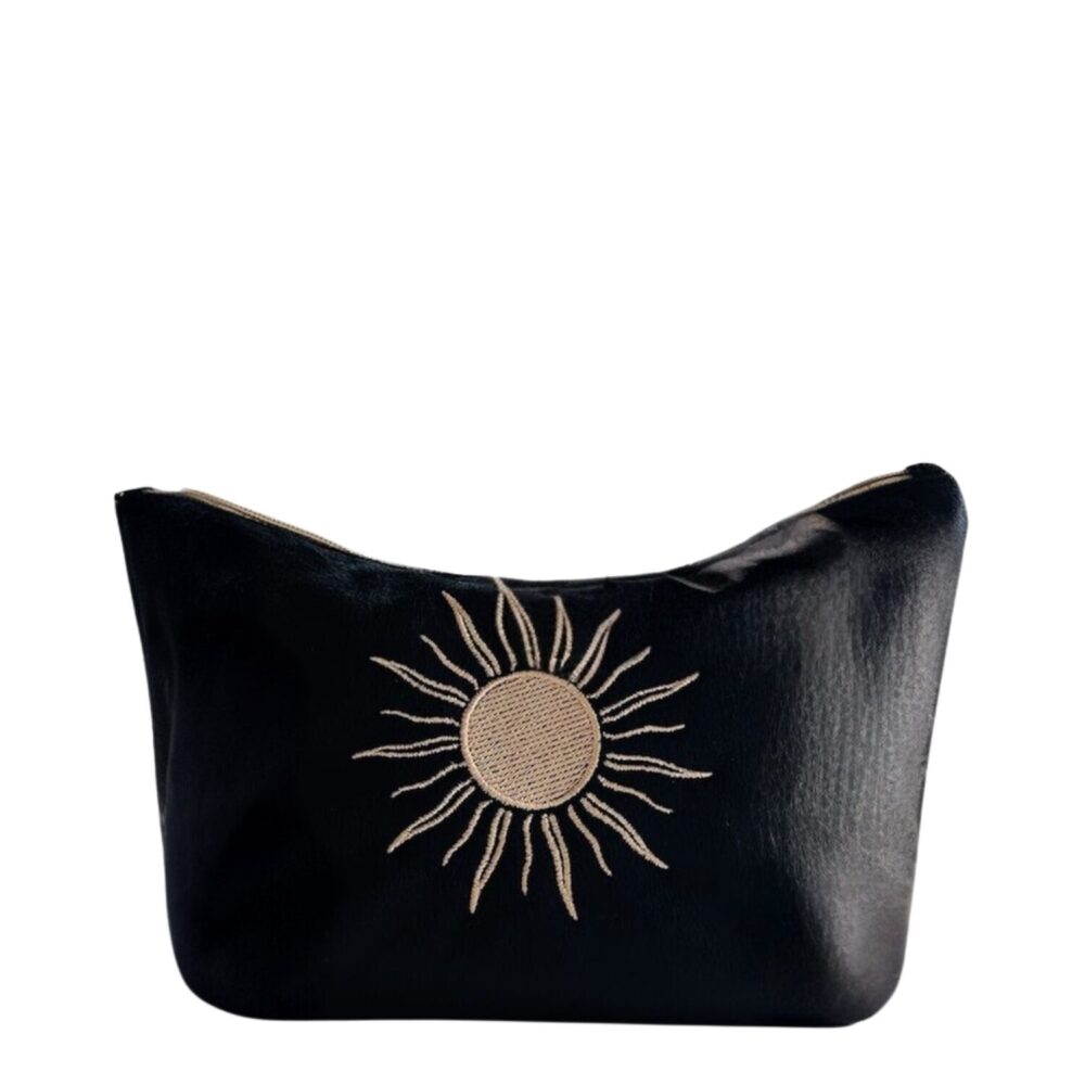 Neceser basic velvet negro