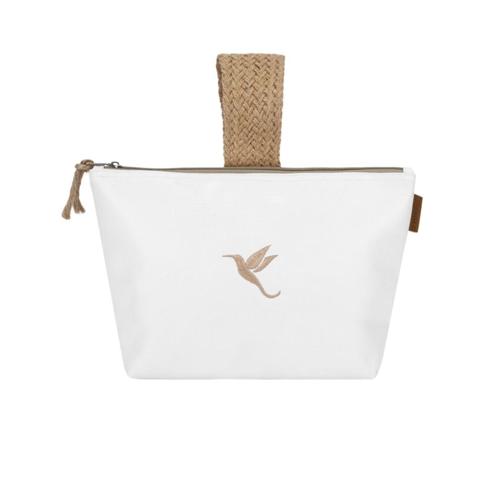 Neceser basic white colibrí