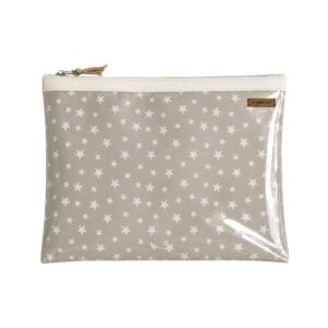 Organizador tv large estrellas blancas - cinta blanca