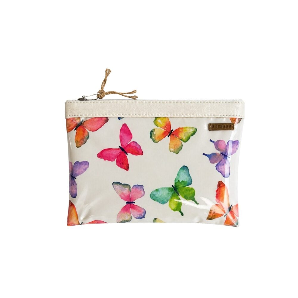 Organizador tv small mariposas  - cinta blanca