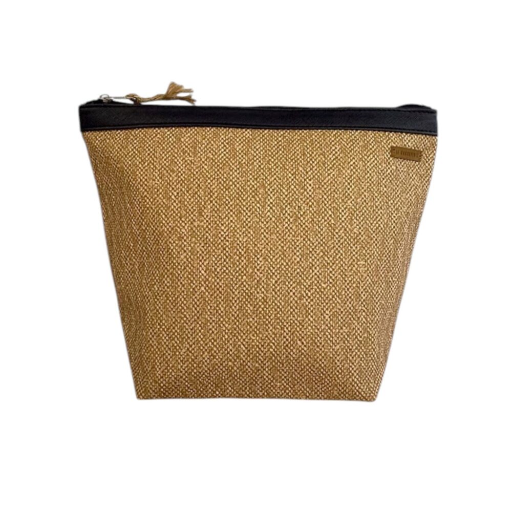 Organizador  tv classic mimbre - cinta negra