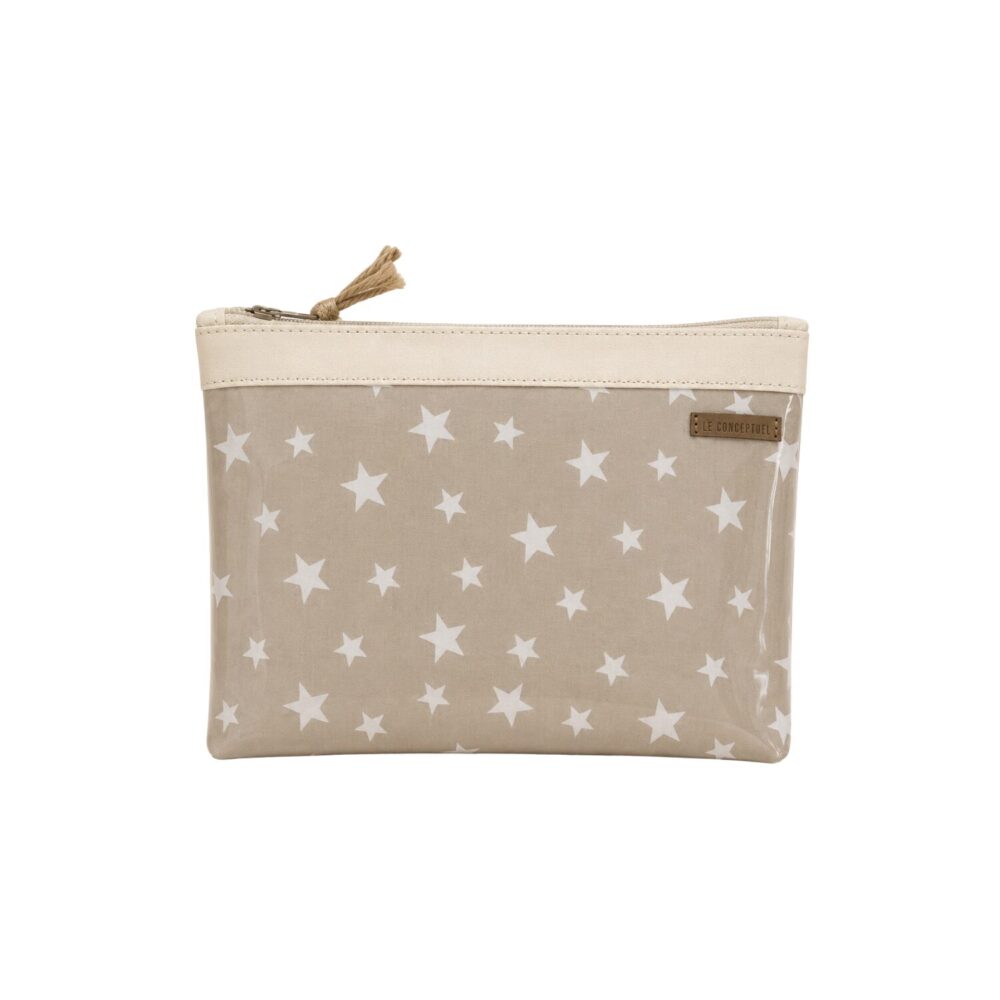 Organizador tv small estrellas blancas - cinta blanca