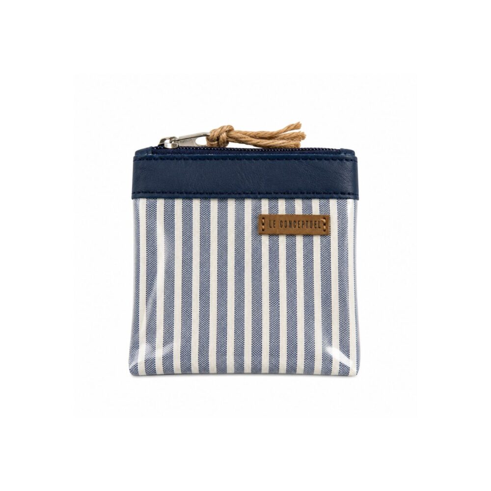 Organizador tv  tiny rayas lino azul - cinta azul