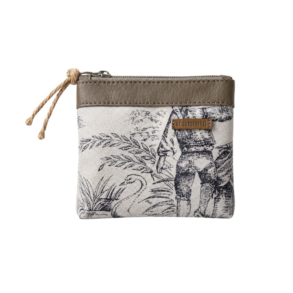 Organizador tv  tiny toile vintage  - cinta capuccino