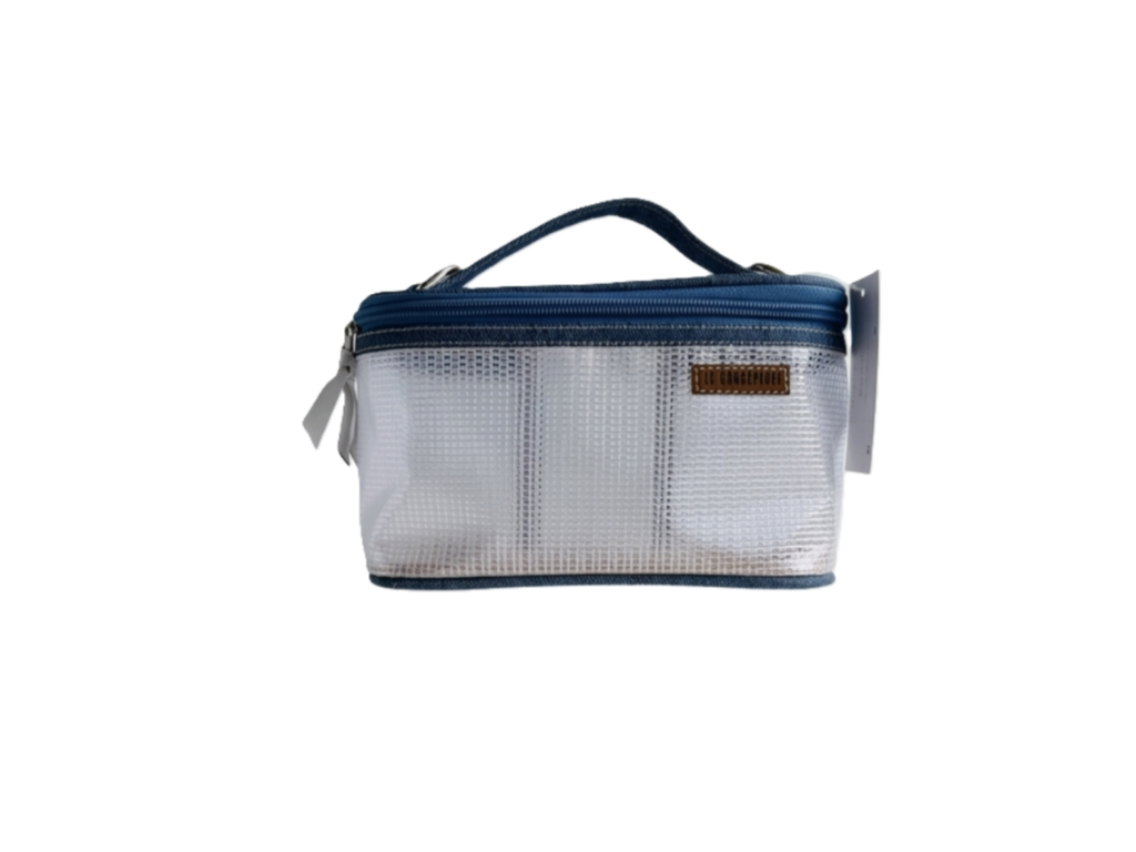 Neceser hand case - cinta denim