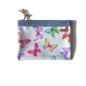 Organizador tv small mariposas  - cinta denim