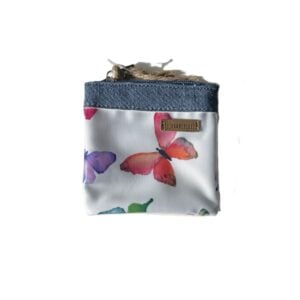 Organizador tv tiny mariposas  - cinta denim