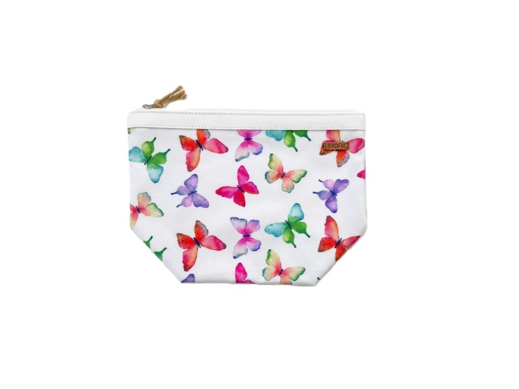 Organizador tv classic mariposas  - cinta blanca