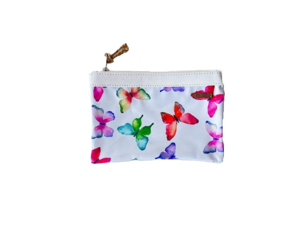 Organizador tv small mariposas  - cinta blanca