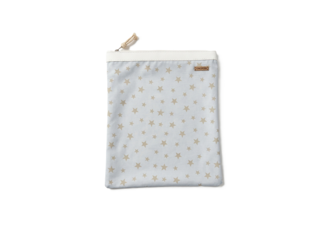 Organizador tv Medium estrellas doradas- cinta blanca