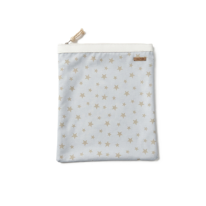 Organizador tv Medium estrellas doradas- cinta blanca
