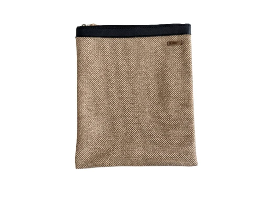 Organizador tv medium mimbre - cinta negra