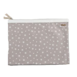 Organizador tv large estrellas blancas - cinta blanca