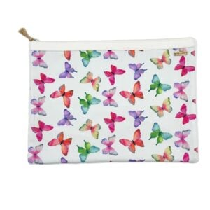 Organizador tv large mariposas  - cinta blanca