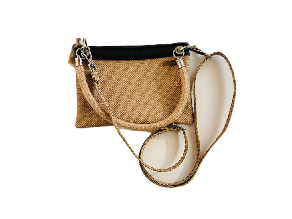 Neceser swing case mimbre - cinta negro