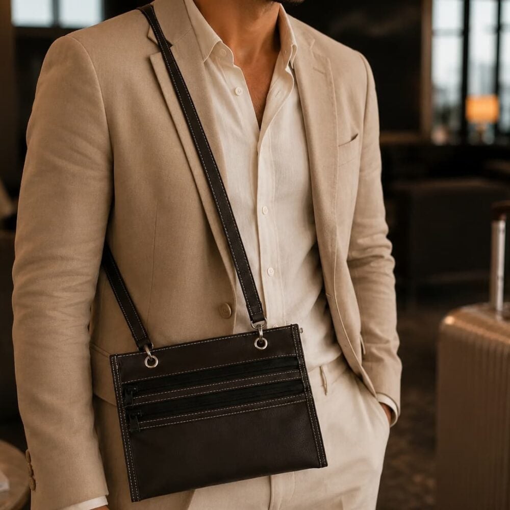 Organizador slim case marrón