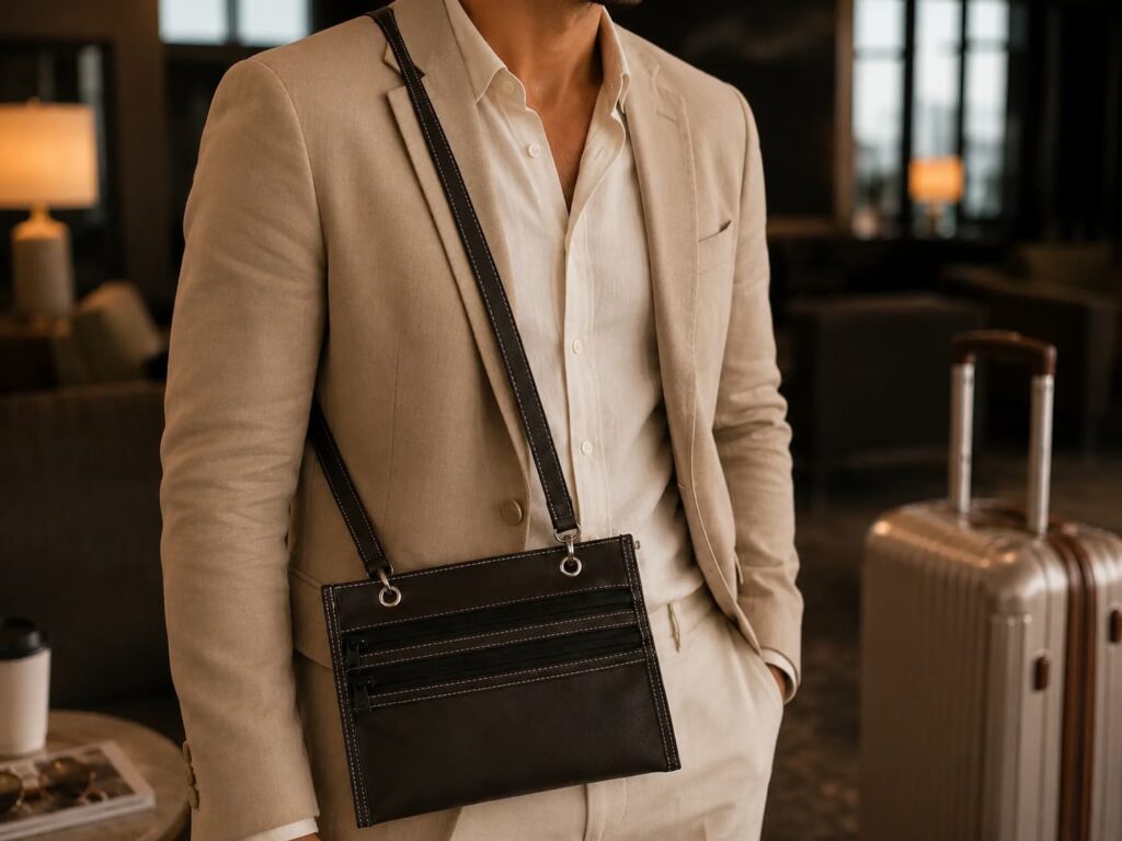 Organizador slim case marrón