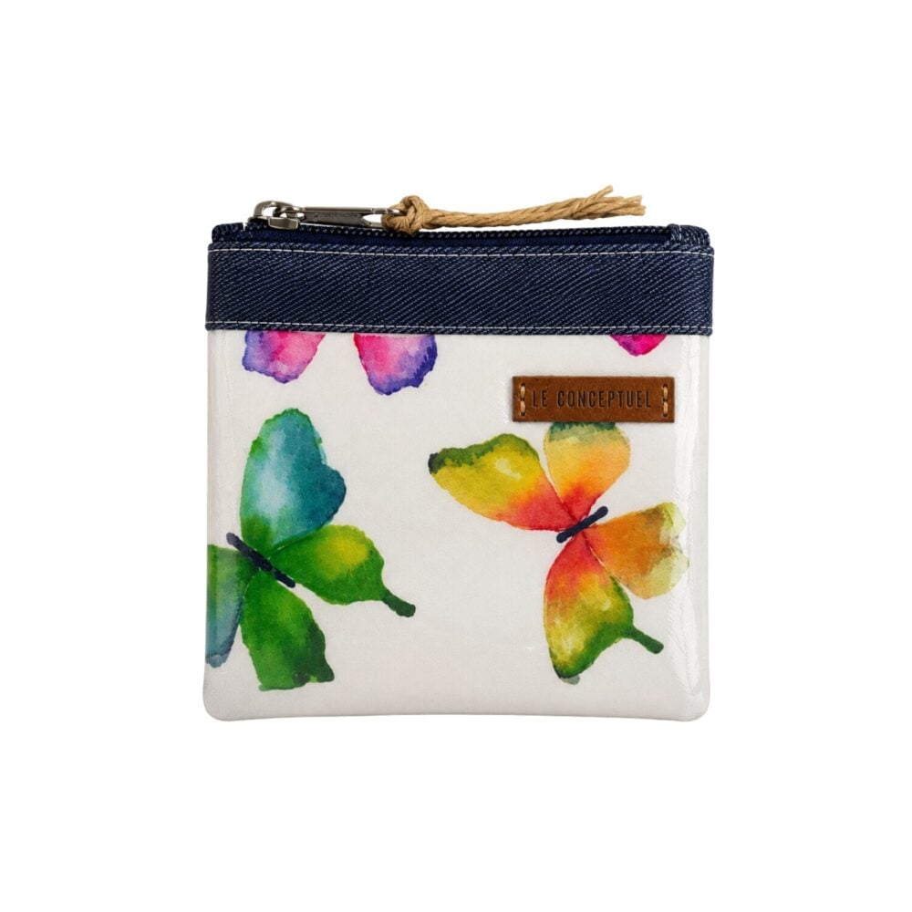 Organizador tv tiny mariposas  - cinta denim