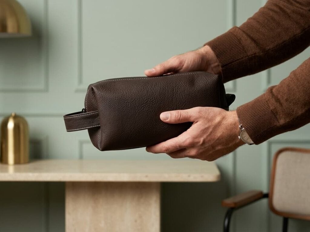 Neceser grande marron