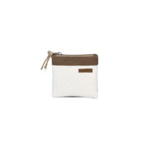 Organizador tv tiny trenzado blanco - cinta capuccino