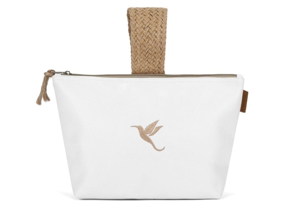 Neceser basic white colibrí