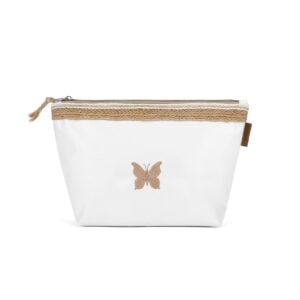 Neceser basic white mariposa