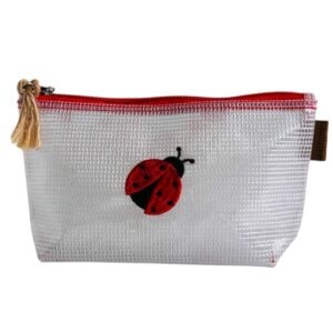 Neceser care case medium - cinta rojo / mariquita