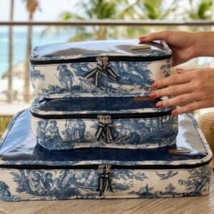Carry all toile azul