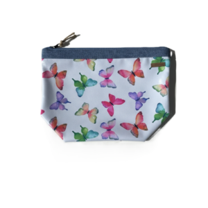 Organizador tv classic mariposas  - cinta denim