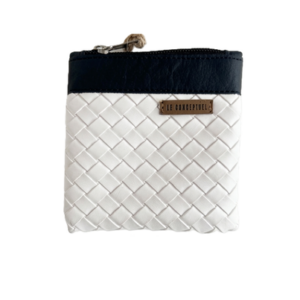 Organizador tv tiny trenzado blanco - cinta azul