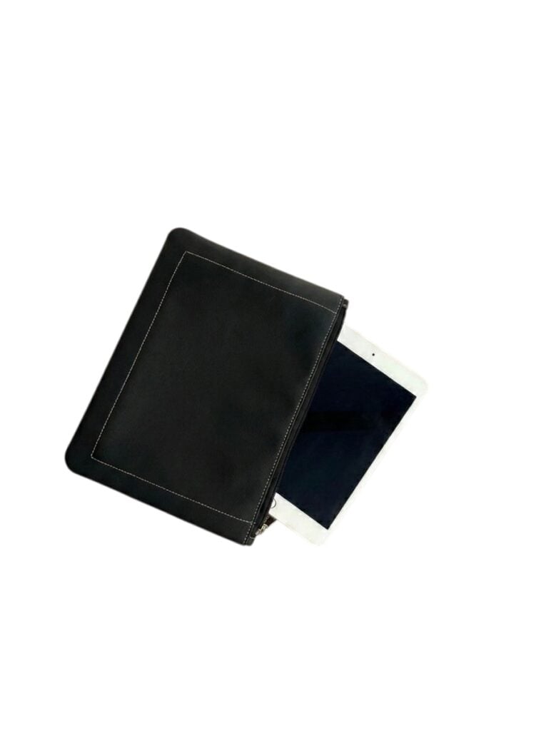 porta ipad negro