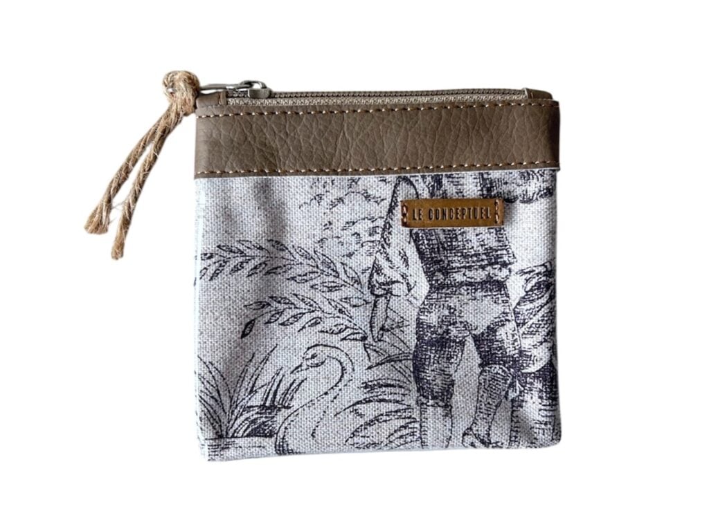 Organizador tv  tiny toile vintage  - cinta capuccino