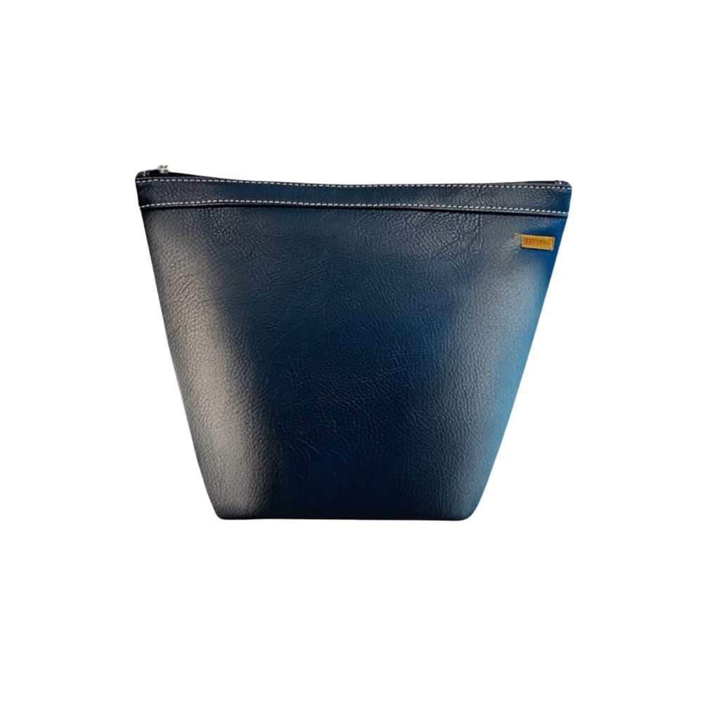organizador tv classic cuero vegano - azul