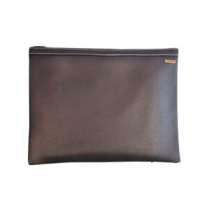 organizador tv large cuero vegano - marron