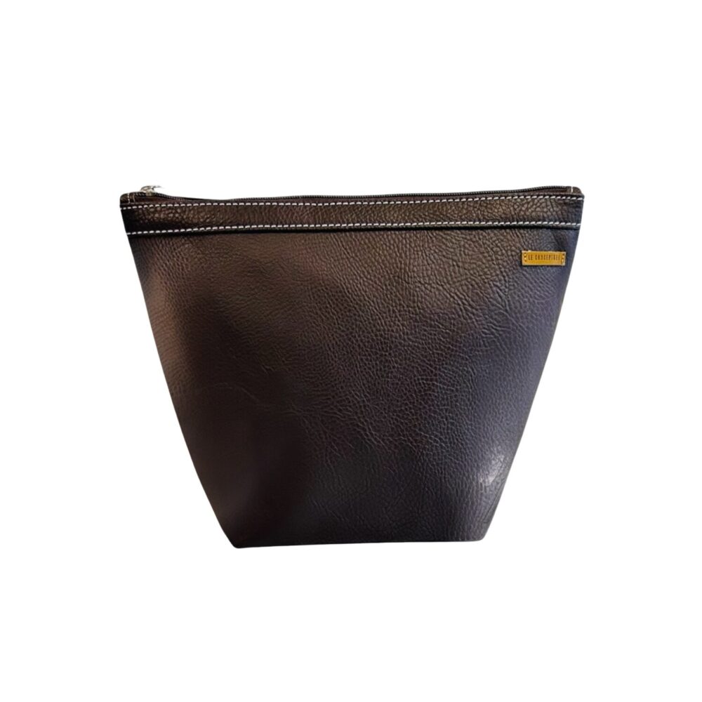organizador tv classic cuero vegano - marron