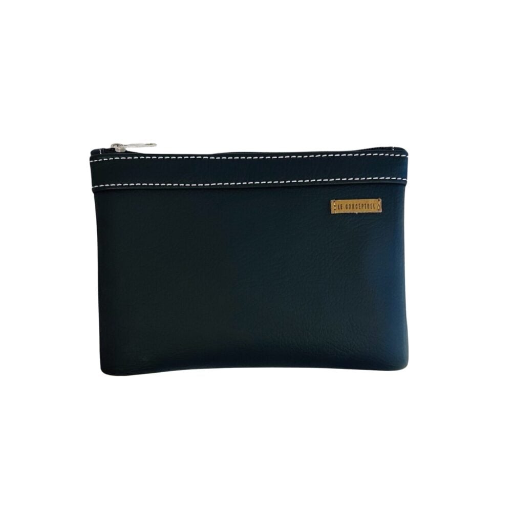 organizador tv small cuero vegano - negro