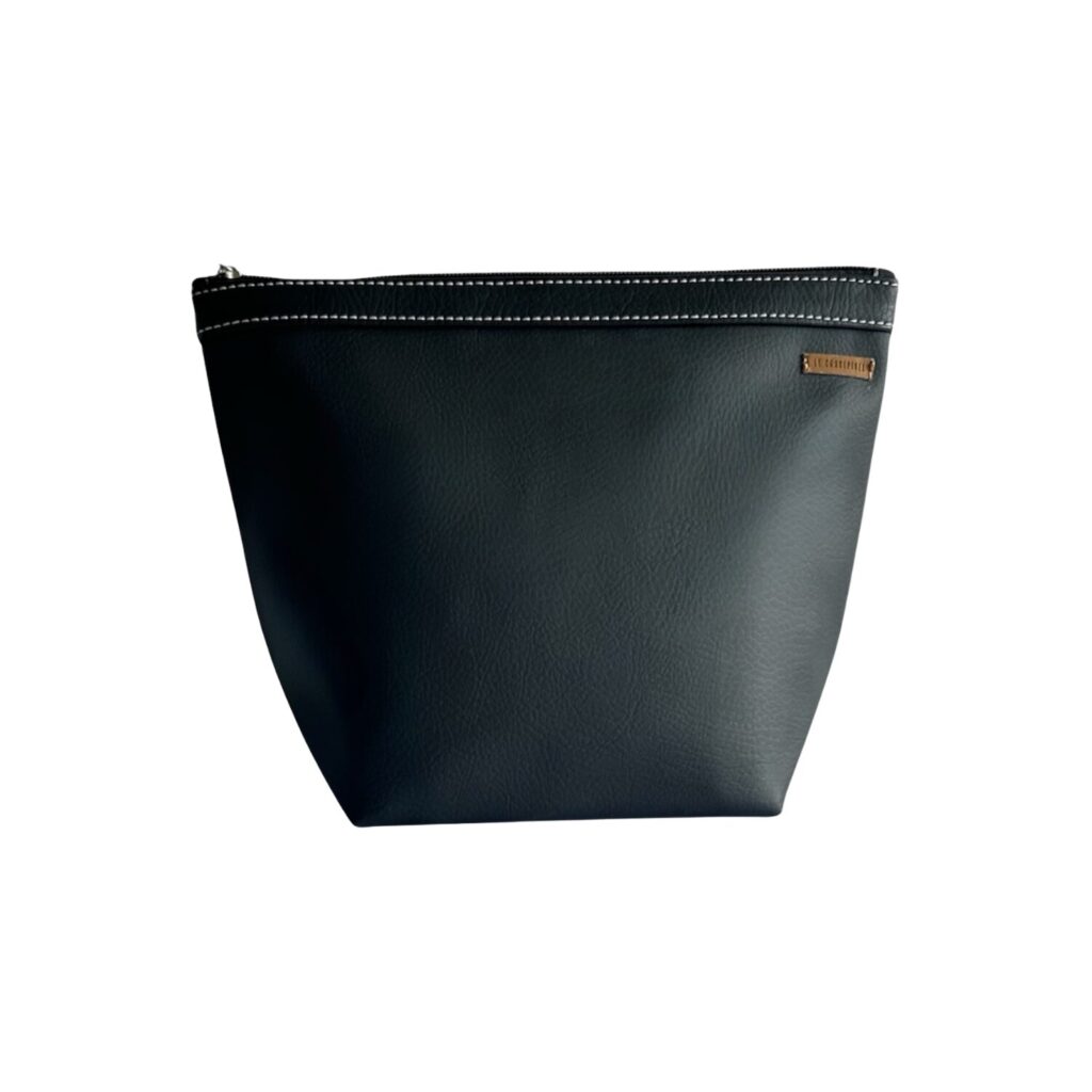 organizador tv classic cuero vegano - negro