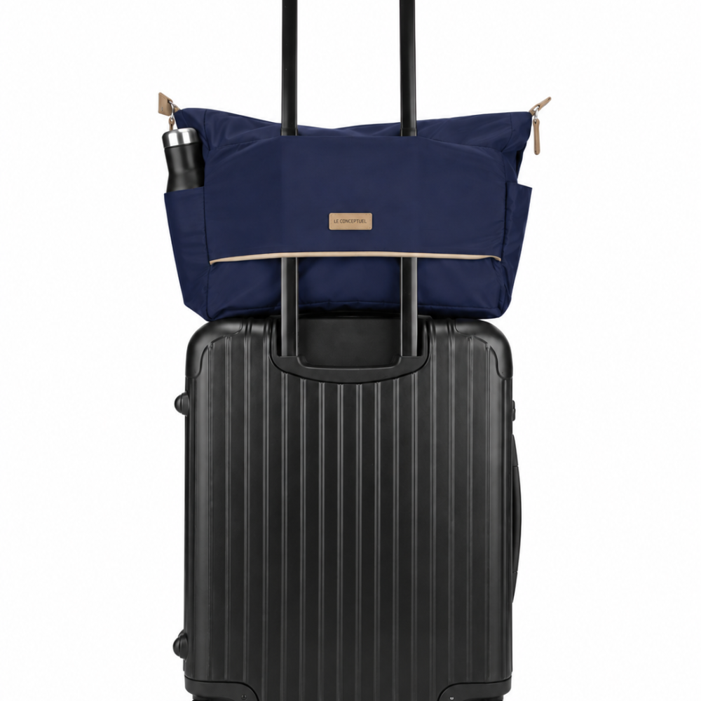 Tote ultra light azul